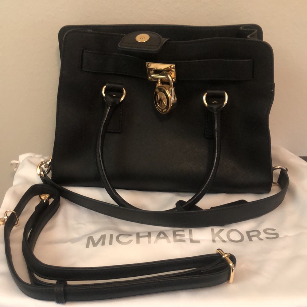 Michael Kors Hamilton Saffiano Satchel Bag